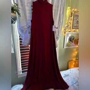 a new day Burgundy Maxi Dress